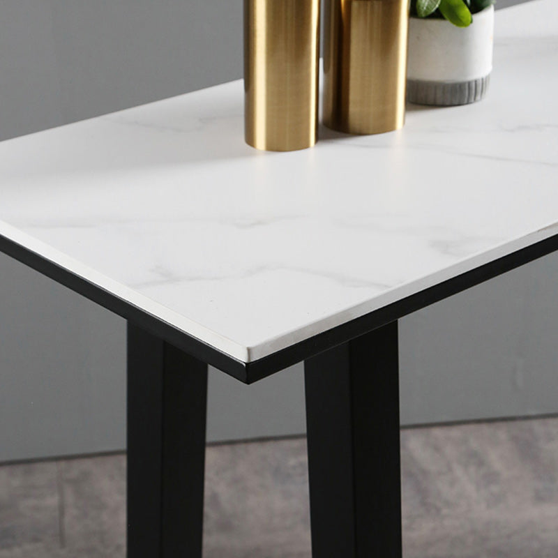 Industrial Bar Table 42-inch Height Stone Top Bistro Table for Coffee Shop Clearhalo 'Bar Furniture' 'Bar Tables' 'bar_tables' 'furn' 'furn_bar_tables' 'Furniture' 'furniture_bar_tables' 'Kitchen & Dining Furniture' 5031166