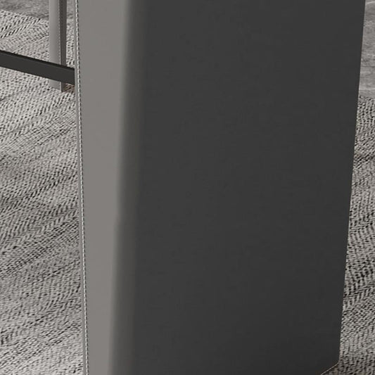 Living Room Counter Wine Table Rectangle Stone Modern Bar Height Pub Table in Grey Clearhalo 'Bar Furniture' 'Bar Tables' 'bar_tables' 'furn' 'furn_bar_tables' 'Furniture' 'furniture_bar_tables' 'Kitchen & Dining Furniture' 5031233