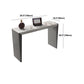 Living Room Counter Wine Table Rectangle Stone Modern Bar Height Pub Table in Grey Clearhalo 'Bar Furniture' 'Bar Tables' 'bar_tables' 'furn' 'furn_bar_tables' 'Furniture' 'furniture_bar_tables' 'Kitchen & Dining Furniture' 5031235
