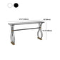 Glam Style Bar Table Artificial Marble 42-inch Height Top Bistro Table Clearhalo 'Bar Furniture' 'Bar Tables' 'bar_tables' 'furn' 'furn_bar_tables' 'Furniture' 'furniture_bar_tables' 'Kitchen & Dining Furniture' 5031282