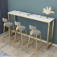 Nordic Bar Table 42-inch Height Artificial Marble Top Bar Table Clearhalo 'Bar Furniture' 'Bar Tables' 'bar_tables' 'furn' 'furn_bar_tables' 'Furniture' 'furniture_bar_tables' 'Kitchen & Dining Furniture' 5031291