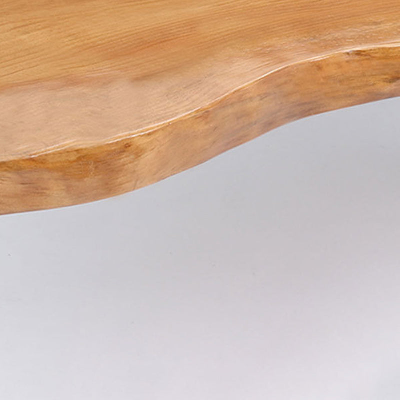 Pine Wood Bar Table Traditional Luxury Rectangle Bar Table with Black Base Clearhalo 'Bar Furniture' 'Bar Tables' 'bar_tables' 'furn' 'furn_bar_tables' 'Furniture' 'furniture_bar_tables' 'Kitchen & Dining Furniture' 5031309