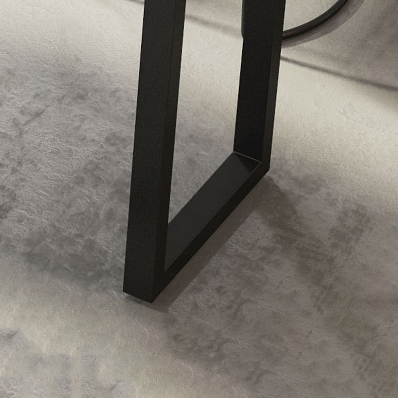 Pine Wood Bar Table Traditional Luxury Rectangle Bar Table with Black Base Clearhalo 'Bar Furniture' 'Bar Tables' 'bar_tables' 'furn' 'furn_bar_tables' 'Furniture' 'furniture_bar_tables' 'Kitchen & Dining Furniture' 5031310
