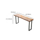 Pine Wood Bar Table Traditional Luxury Rectangle Bar Table with Black Base Clearhalo 'Bar Furniture' 'Bar Tables' 'bar_tables' 'furn' 'furn_bar_tables' 'Furniture' 'furniture_bar_tables' 'Kitchen & Dining Furniture' 5031315