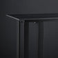 Industrial Bistro Bar Desk Indoor Stone and Metal Rectangle Bistro Bar Table Clearhalo 'Bar Furniture' 'Bar Tables' 'bar_tables' 'furn' 'furn_bar_tables' 'Furniture' 'furniture_bar_tables' 'Kitchen & Dining Furniture' 5031327