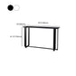 Industrial Bistro Bar Desk Indoor Stone and Metal Rectangle Bistro Bar Table Clearhalo 'Bar Furniture' 'Bar Tables' 'bar_tables' 'furn' 'furn_bar_tables' 'Furniture' 'furniture_bar_tables' 'Kitchen & Dining Furniture' 5031336