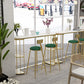 Contemporary Storage Bistro Accent Dining Table Indoor Double Pedestal Patio Bar Table Clearhalo 'Bar Furniture' 'Bar Tables' 'bar_tables' 'furn' 'furn_bar_tables' 'Furniture' 'furniture_bar_tables' 'Kitchen & Dining Furniture' 5031377