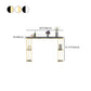 Contemporary Storage Bistro Accent Dining Table Indoor Double Pedestal Patio Bar Table Clearhalo 'Bar Furniture' 'Bar Tables' 'bar_tables' 'furn' 'furn_bar_tables' 'Furniture' 'furniture_bar_tables' 'Kitchen & Dining Furniture' 5031382