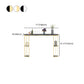 Contemporary Storage Bistro Accent Dining Table Indoor Double Pedestal Patio Bar Table Clearhalo 'Bar Furniture' 'Bar Tables' 'bar_tables' 'furn' 'furn_bar_tables' 'Furniture' 'furniture_bar_tables' 'Kitchen & Dining Furniture' 5031383