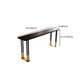Wood Top Bar Table Traditional Luxury Rectangle Bar Dining Table with Sled Base Clearhalo 'Bar Furniture' 'Bar Tables' 'bar_tables' 'furn' 'furn_bar_tables' 'Furniture' 'furniture_bar_tables' 'Kitchen & Dining Furniture' 5031393