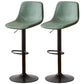 Industrial Liftable Bar-stool Metal Counter Bar Stool with Metal Legs Green 2 Piece Set Clearhalo 'Bar Furniture' 'Bar Stools' 'bar_stools' 'furn' 'furn_bar_stools' 'Furniture' 'furniture_bar_stools' 'Kitchen & Dining Furniture' 5031447
