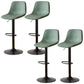 Industrial Liftable Bar-stool Metal Counter Bar Stool with Metal Legs Green 4 Piece Set Clearhalo 'Bar Furniture' 'Bar Stools' 'bar_stools' 'furn' 'furn_bar_stools' 'Furniture' 'furniture_bar_stools' 'Kitchen & Dining Furniture' 5031448