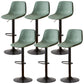 Industrial Liftable Bar-stool Metal Counter Bar Stool with Metal Legs Green 6 Piece Set Clearhalo 'Bar Furniture' 'Bar Stools' 'bar_stools' 'furn' 'furn_bar_stools' 'Furniture' 'furniture_bar_stools' 'Kitchen & Dining Furniture' 5031449