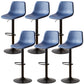 Industrial Liftable Bar-stool Metal Counter Bar Stool with Metal Legs Royal Blue 6 Piece Set Clearhalo 'Bar Furniture' 'Bar Stools' 'bar_stools' 'furn' 'furn_bar_stools' 'Furniture' 'furniture_bar_stools' 'Kitchen & Dining Furniture' 5031465
