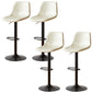 Industrial Liftable Bar-stool Metal Counter Bar Stool with Metal Legs Off-White 4 Piece Set Clearhalo 'Bar Furniture' 'Bar Stools' 'bar_stools' 'furn' 'furn_bar_stools' 'Furniture' 'furniture_bar_stools' 'Kitchen & Dining Furniture' 5031468