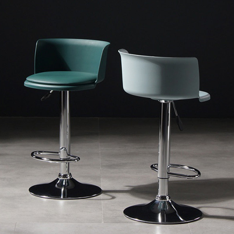 Modern Liftable Bar-stool Metal Counter Bar Stool with Metal Legs Clearhalo 'Bar Furniture' 'Bar Stools' 'bar_stools' 'furn' 'furn_bar_stools' 'Furniture' 'furniture_bar_stools' 'Kitchen & Dining Furniture' 5031532