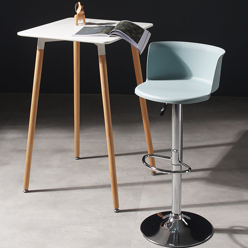 Modern Liftable Bar-stool Metal Counter Bar Stool with Metal Legs Clearhalo 'Bar Furniture' 'Bar Stools' 'bar_stools' 'furn' 'furn_bar_stools' 'Furniture' 'furniture_bar_stools' 'Kitchen & Dining Furniture' 5031537