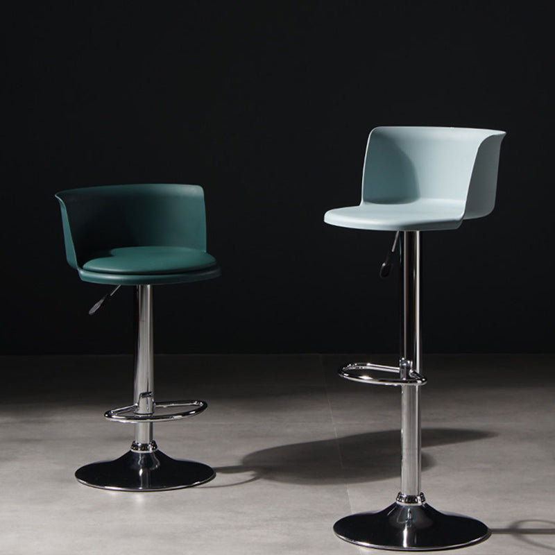 Modern Liftable Bar-stool Metal Counter Bar Stool with Metal Legs Clearhalo 'Bar Furniture' 'Bar Stools' 'bar_stools' 'furn' 'furn_bar_stools' 'Furniture' 'furniture_bar_stools' 'Kitchen & Dining Furniture' 5031539