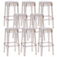 Contemporary Bar-stool Plastic Counter Bar Stool for Restaurant Amber 8 Piece Set Bar Stool(30"H) Clearhalo 'Bar Furniture' 'Bar Stools' 'bar_stools' 'furn' 'furn_bar_stools' 'Furniture' 'furniture_bar_stools' 'Kitchen & Dining Furniture' 5031576