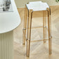 Contemporary Bar-stool Plastic Counter Bar Stool for Restaurant Clearhalo 'Bar Furniture' 'Bar Stools' 'bar_stools' 'furn' 'furn_bar_stools' 'Furniture' 'furniture_bar_stools' 'Kitchen & Dining Furniture' 5031584