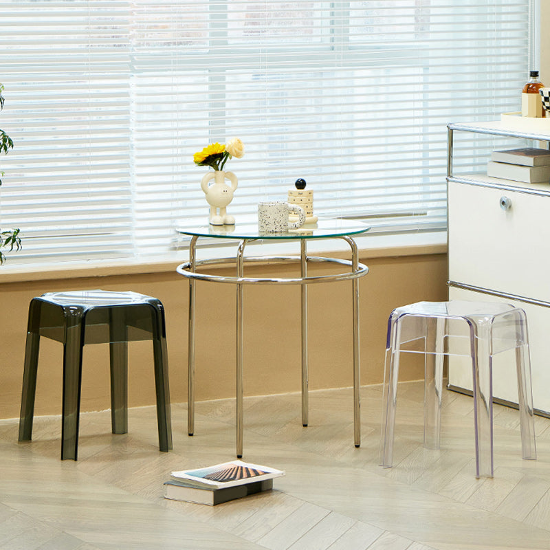 Contemporary Bar-stool Plastic Counter Bar Stool for Restaurant Clearhalo 'Bar Furniture' 'Bar Stools' 'bar_stools' 'furn' 'furn_bar_stools' 'Furniture' 'furniture_bar_stools' 'Kitchen & Dining Furniture' 5031588