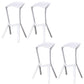 Nordic Stackable Bar-stool Plastic Counter Bar Stool for Home White 4 Piece Set Clearhalo 'Bar Furniture' 'Bar Stools' 'bar_stools' 'furn' 'furn_bar_stools' 'Furniture' 'furniture_bar_stools' 'Kitchen & Dining Furniture' 5031613