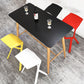 Nordic Stackable Bar-stool Plastic Counter Bar Stool for Home Clearhalo 'Bar Furniture' 'Bar Stools' 'bar_stools' 'furn' 'furn_bar_stools' 'Furniture' 'furniture_bar_stools' 'Kitchen & Dining Furniture' 5031631