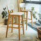 Rubberwood Modern Low Back Stool Matte Finish Upholstered Bar Stools Clearhalo 'Bar Furniture' 'Bar Stools' 'bar_stools' 'furn' 'furn_bar_stools' 'Furniture' 'furniture_bar_stools' 'Kitchen & Dining Furniture' 5031638