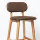 Rubberwood Modern Low Back Stool Matte Finish Upholstered Bar Stools Clearhalo 'Bar Furniture' 'Bar Stools' 'bar_stools' 'furn' 'furn_bar_stools' 'Furniture' 'furniture_bar_stools' 'Kitchen & Dining Furniture' 5031649