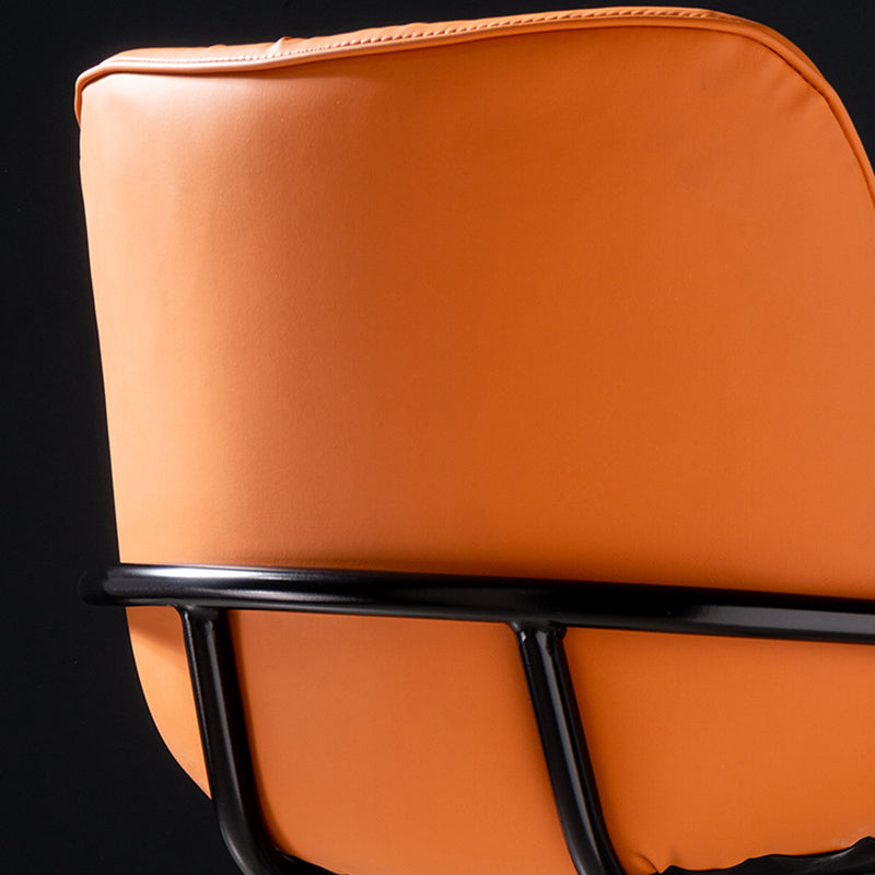 Industrial Bar-stool PU Leather Counter Bar Stool with Metal Legs Clearhalo 'Bar Furniture' 'Bar Stools' 'bar_stools' 'furn' 'furn_bar_stools' 'Furniture' 'furniture_bar_stools' 'Kitchen & Dining Furniture' 5031742