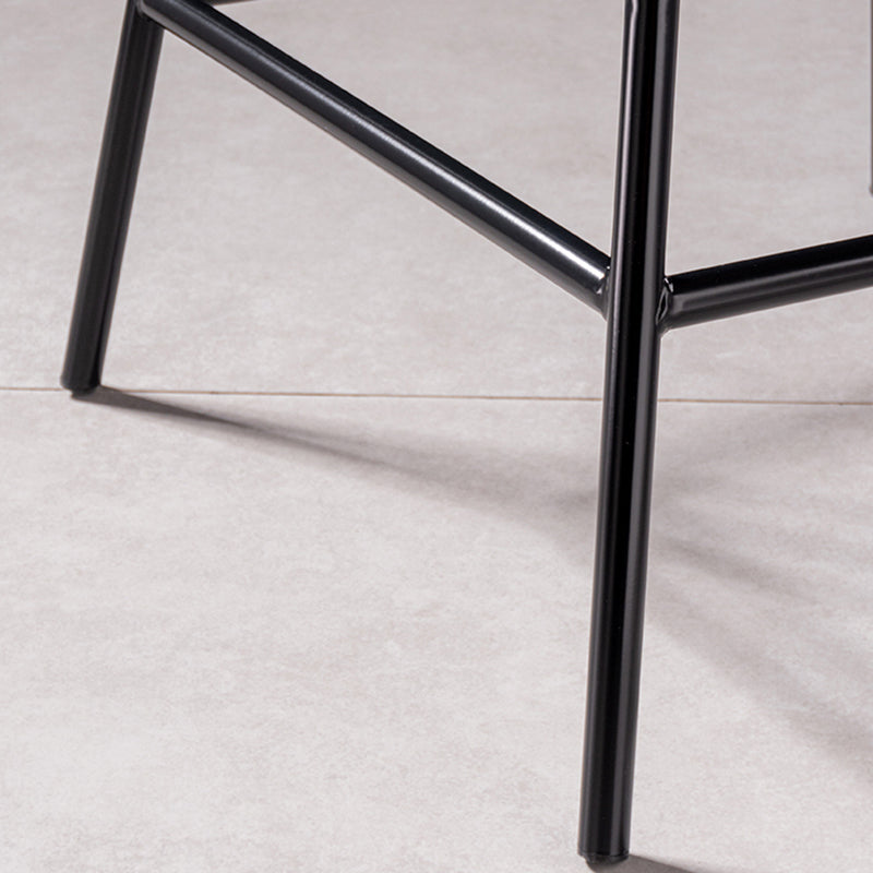 Industrial Bar-stool PU Leather Counter Bar Stool with Metal Legs Clearhalo 'Bar Furniture' 'Bar Stools' 'bar_stools' 'furn' 'furn_bar_stools' 'Furniture' 'furniture_bar_stools' 'Kitchen & Dining Furniture' 5031745