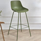 Contemporary Bar-stool Plastic Counter Bar Stool with Metal Legs for Home Clearhalo 'Bar Furniture' 'Bar Stools' 'bar_stools' 'furn' 'furn_bar_stools' 'Furniture' 'furniture_bar_stools' 'Kitchen & Dining Furniture' 5031841