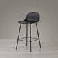 Scandinavian Reception Low Back Stool Matte Finish Plastic Barstool Clearhalo 'Bar Furniture' 'Bar Stools' 'bar_stools' 'furn' 'furn_bar_stools' 'Furniture' 'furniture_bar_stools' 'Kitchen & Dining Furniture' 5031854
