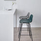 Scandinavian Reception Low Back Stool Matte Finish Plastic Barstool Clearhalo 'Bar Furniture' 'Bar Stools' 'bar_stools' 'furn' 'furn_bar_stools' 'Furniture' 'furniture_bar_stools' 'Kitchen & Dining Furniture' 5031863