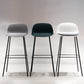 Scandinavian Reception Low Back Stool Matte Finish Plastic Barstool Clearhalo 'Bar Furniture' 'Bar Stools' 'bar_stools' 'furn' 'furn_bar_stools' 'Furniture' 'furniture_bar_stools' 'Kitchen & Dining Furniture' 5031870