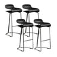 Contemporary Bar Stool Plastic Counter Bar Stool with Metal Legs Clearhalo 'Bar Furniture' 'Bar Stools' 'bar_stools' 'furn' 'furn_bar_stools' 'Furniture' 'furniture_bar_stools' 'Kitchen & Dining Furniture' 5031907
