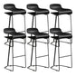 Contemporary Bar Stool Plastic Counter Bar Stool with Metal Legs Clearhalo 'Bar Furniture' 'Bar Stools' 'bar_stools' 'furn' 'furn_bar_stools' 'Furniture' 'furniture_bar_stools' 'Kitchen & Dining Furniture' 5031909