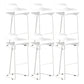 Contemporary Bar Stool Plastic Counter Bar Stool with Metal Legs Clearhalo 'Bar Furniture' 'Bar Stools' 'bar_stools' 'furn' 'furn_bar_stools' 'Furniture' 'furniture_bar_stools' 'Kitchen & Dining Furniture' 5031918