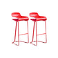 Contemporary Bar Stool Plastic Counter Bar Stool with Metal Legs Clearhalo 'Bar Furniture' 'Bar Stools' 'bar_stools' 'furn' 'furn_bar_stools' 'Furniture' 'furniture_bar_stools' 'Kitchen & Dining Furniture' 5031921