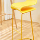 Contemporary Bar Stool Plastic Counter Bar Stool with Metal Legs Clearhalo 'Bar Furniture' 'Bar Stools' 'bar_stools' 'furn' 'furn_bar_stools' 'Furniture' 'furniture_bar_stools' 'Kitchen & Dining Furniture' 5031922