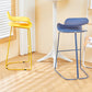 Contemporary Bar Stool Plastic Counter Bar Stool with Metal Legs Clearhalo 'Bar Furniture' 'Bar Stools' 'bar_stools' 'furn' 'furn_bar_stools' 'Furniture' 'furniture_bar_stools' 'Kitchen & Dining Furniture' 5031928