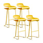 Contemporary Bar Stool Plastic Counter Bar Stool with Metal Legs Clearhalo 'Bar Furniture' 'Bar Stools' 'bar_stools' 'furn' 'furn_bar_stools' 'Furniture' 'furniture_bar_stools' 'Kitchen & Dining Furniture' 5031931