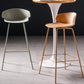 Contemporary Style Bar Stool Plastic Counter Bar Stool with Metal Legs Clearhalo 'Bar Furniture' 'Bar Stools' 'bar_stools' 'furn' 'furn_bar_stools' 'Furniture' 'furniture_bar_stools' 'Kitchen & Dining Furniture' 5032051