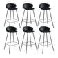 Contemporary Style Bar Stool Plastic Counter Bar Stool with Metal Legs Clearhalo 'Bar Furniture' 'Bar Stools' 'bar_stools' 'furn' 'furn_bar_stools' 'Furniture' 'furniture_bar_stools' 'Kitchen & Dining Furniture' 5032055