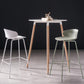 Contemporary Style Bar Stool Plastic Counter Bar Stool with Metal Legs Clearhalo 'Bar Furniture' 'Bar Stools' 'bar_stools' 'furn' 'furn_bar_stools' 'Furniture' 'furniture_bar_stools' 'Kitchen & Dining Furniture' 5032067