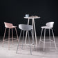 Contemporary Style Bar Stool Plastic Counter Bar Stool with Metal Legs Clearhalo 'Bar Furniture' 'Bar Stools' 'bar_stools' 'furn' 'furn_bar_stools' 'Furniture' 'furniture_bar_stools' 'Kitchen & Dining Furniture' 5032073