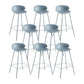 Contemporary Style Bar Stool Plastic Counter Bar Stool with Metal Legs Clearhalo 'Bar Furniture' 'Bar Stools' 'bar_stools' 'furn' 'furn_bar_stools' 'Furniture' 'furniture_bar_stools' 'Kitchen & Dining Furniture' 5032078