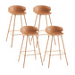 Contemporary Style Bar Stool Plastic Counter Bar Stool with Metal Legs Clearhalo 'Bar Furniture' 'Bar Stools' 'bar_stools' 'furn' 'furn_bar_stools' 'Furniture' 'furniture_bar_stools' 'Kitchen & Dining Furniture' 5032084