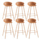 Contemporary Style Bar Stool Plastic Counter Bar Stool with Metal Legs Clearhalo 'Bar Furniture' 'Bar Stools' 'bar_stools' 'furn' 'furn_bar_stools' 'Furniture' 'furniture_bar_stools' 'Kitchen & Dining Furniture' 5032085