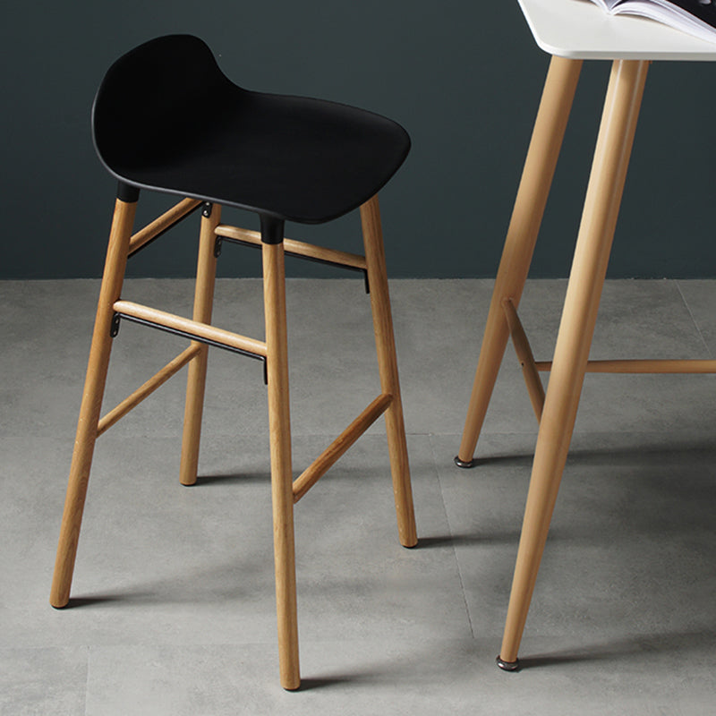 Modern Style Bar-stool Wooden Counter Bar Stool for Restaurant Clearhalo 'Bar Furniture' 'Bar Stools' 'bar_stools' 'furn' 'furn_bar_stools' 'Furniture' 'furniture_bar_stools' 'Kitchen & Dining Furniture' 5032092